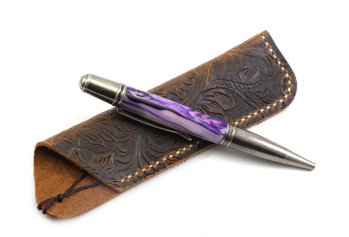 Pen Case - Coffee Leather