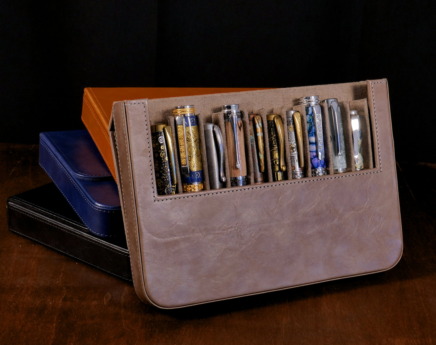 High End Leather Pen Case