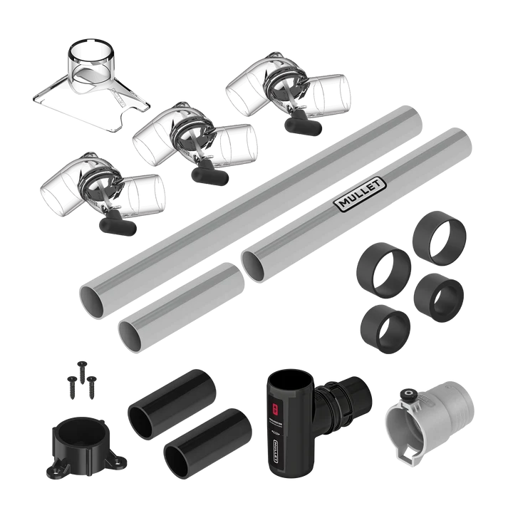 2 Inch Boom Arm Kit for Workbench Mounting - Mullet Tools
