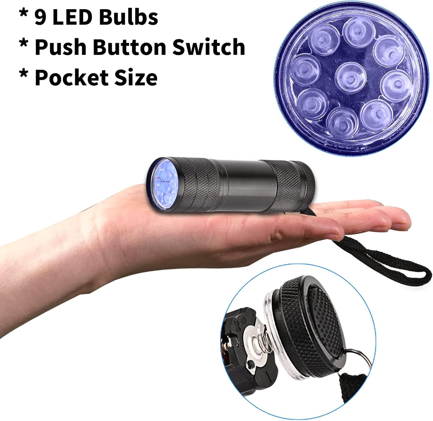 Black Light/UV Flashlight for Resin Casting