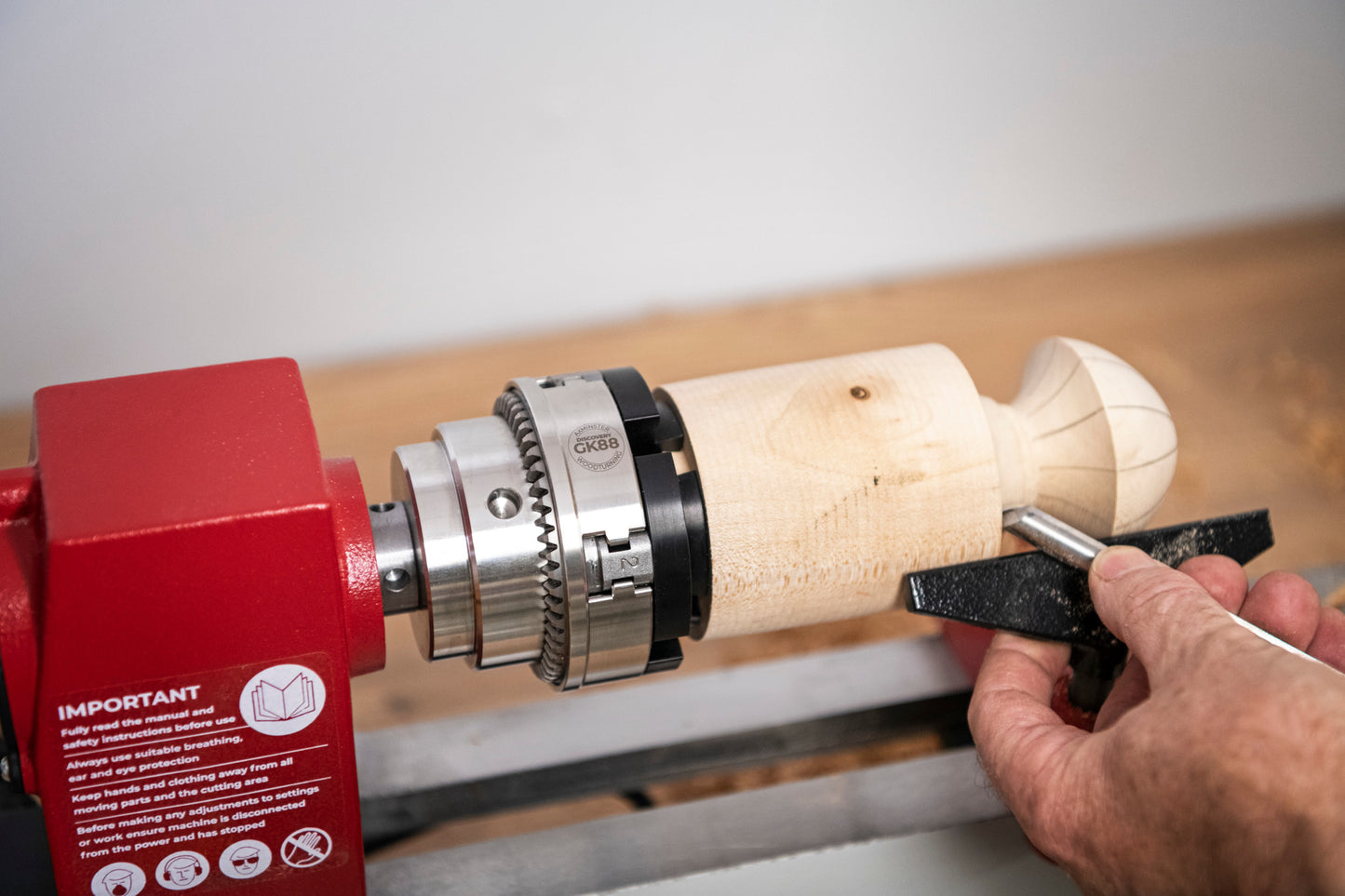 Axminster GK88 Chuck & Backplate