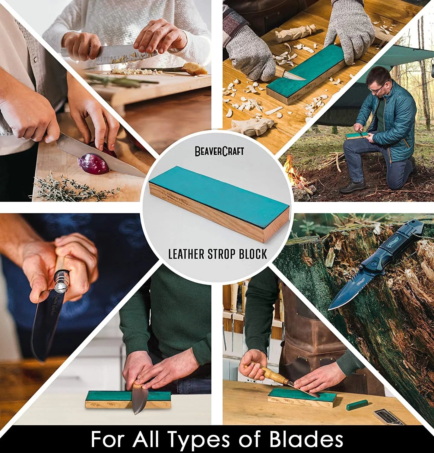 Cowhide Leather Paddle Strop