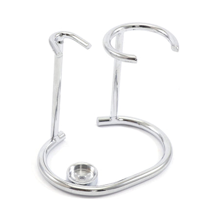 Chrome Razor & Brush Stand