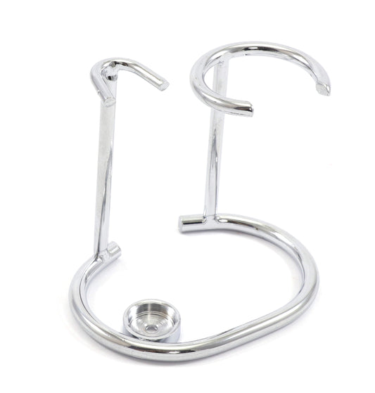 Chrome Razor & Brush Stand