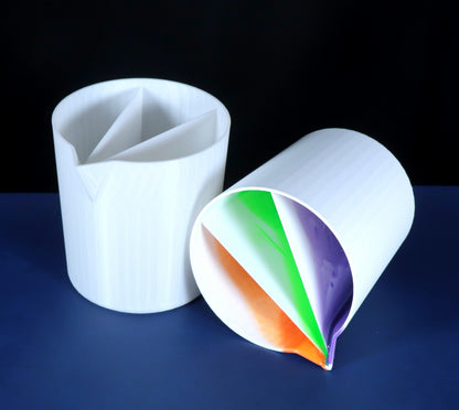 Multi Color Pour Resin Cup