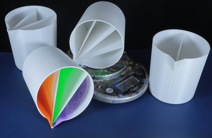 Multi Color Pour Resin Cup