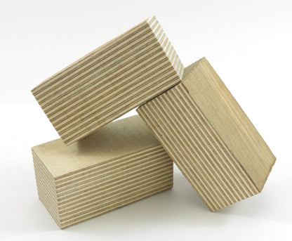 Laminated Wood Bottle Stopper Blanks - Spectra Ply