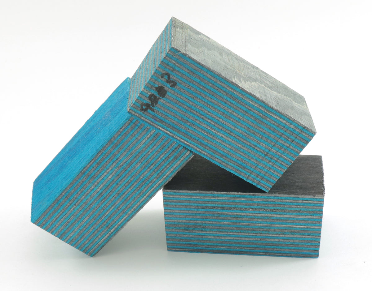 Laminated Wood Bottle Stopper Blanks - Spectra Ply