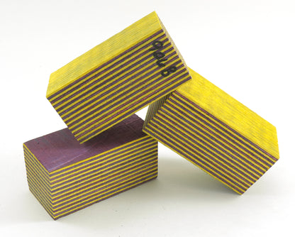 Laminated Wood Bottle Stopper Blanks - Spectra Ply