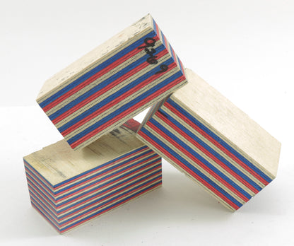 Laminated Wood Bottle Stopper Blanks - Spectra Ply