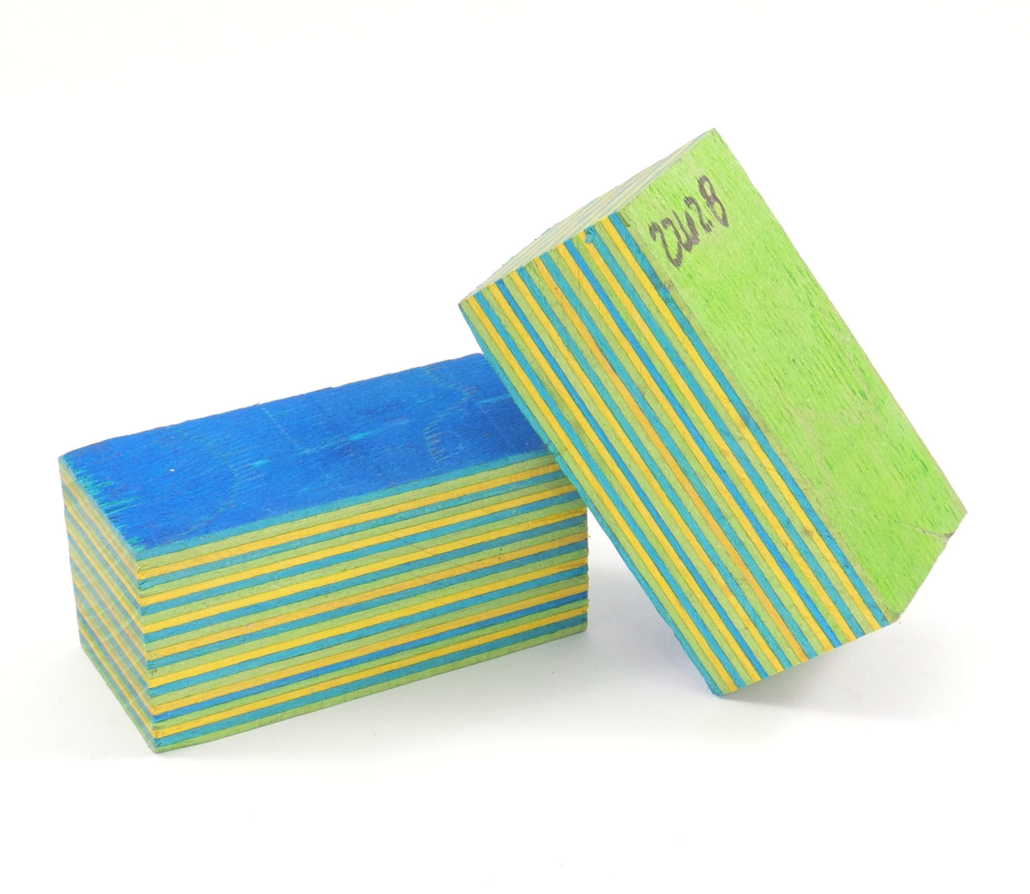 Laminated Wood Bottle Stopper Blanks - Spectra Ply