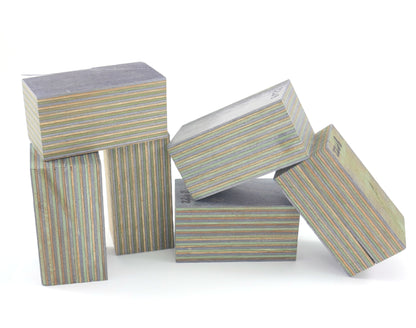 Laminated Wood Bottle Stopper Blanks - Spectra Ply