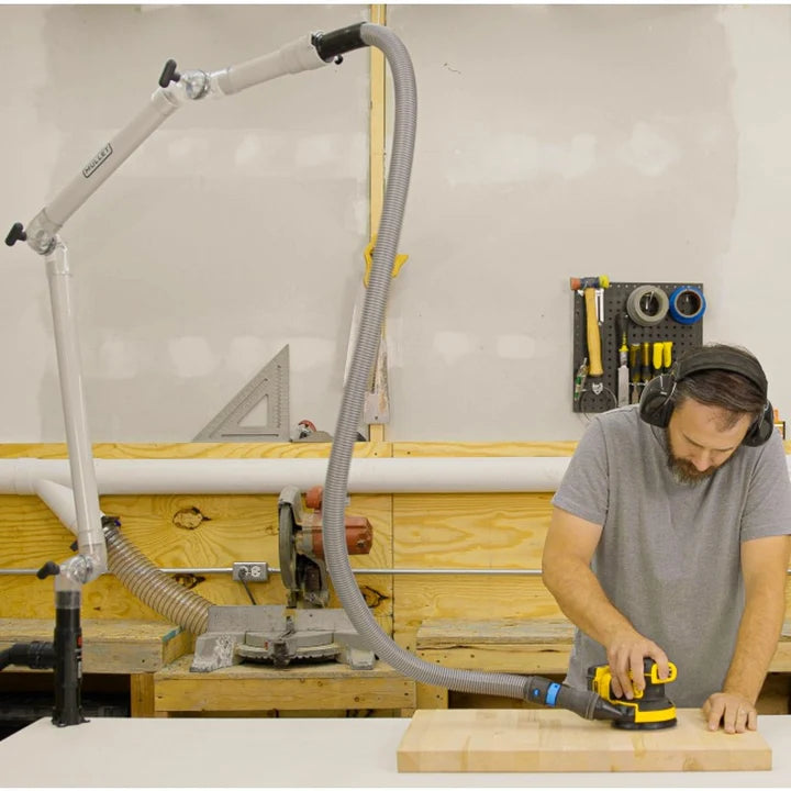 2 Inch Third Hand Dust Collection Boom Arm - Mullet Tools