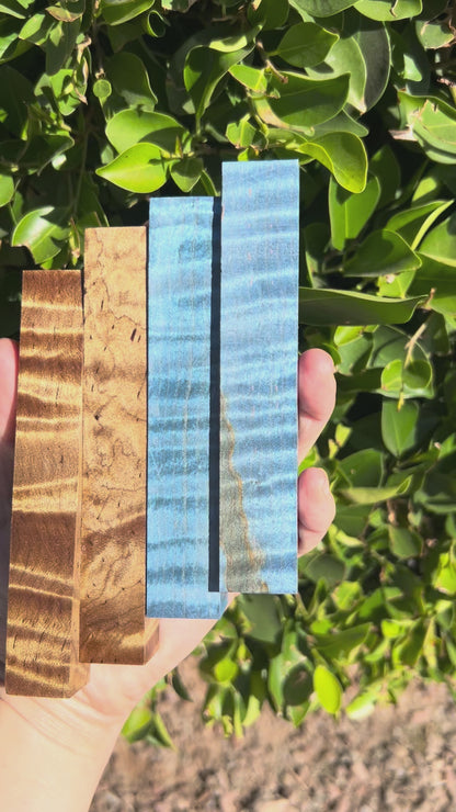 High Grade Curly Stabilized Pen Blanks