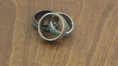 Hammered Inlay Ring Core