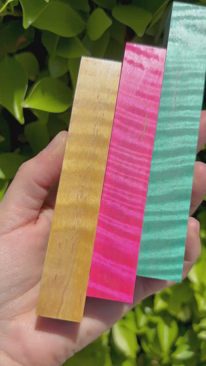 High Grade Curly Stabilized Pen Blanks
