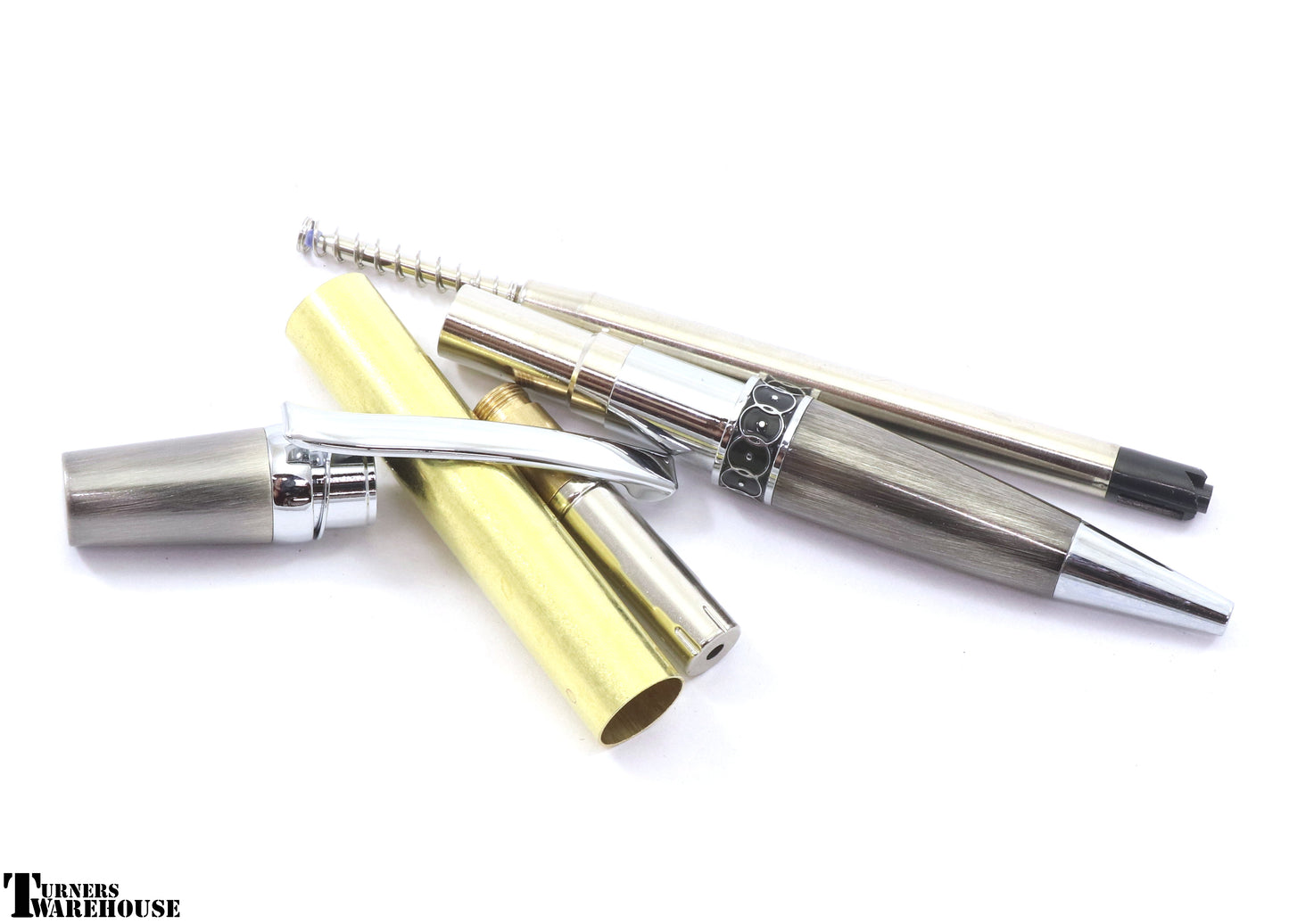 Elegant Monarch Pen Kit Gun Polish with Chrome