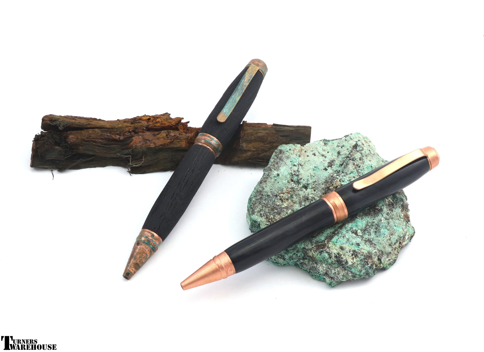 Element Series Cigar Pen Kit Raw Copper and Patina Copper