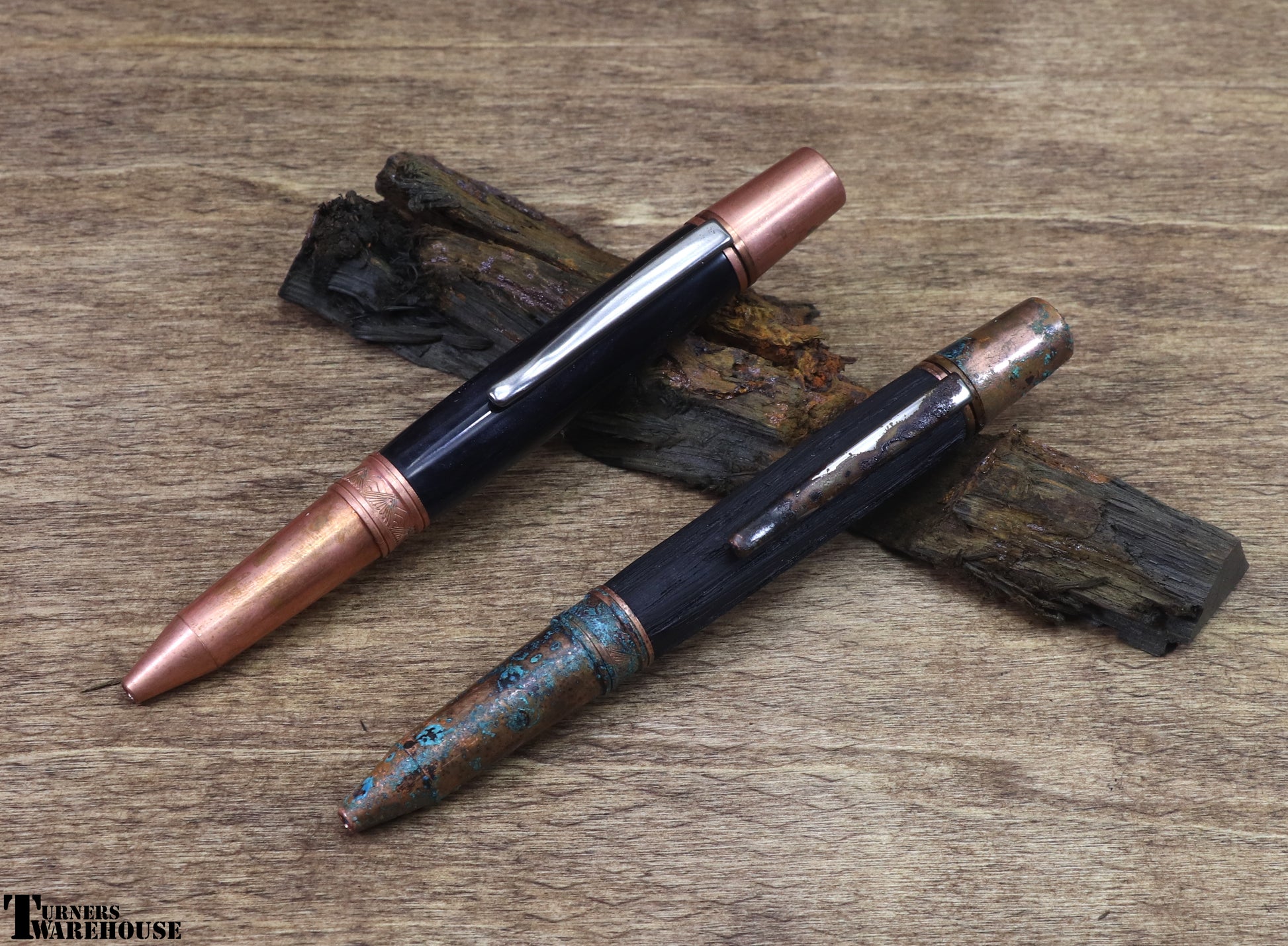  Element Series Twist Pen Kit all Copper with Patina