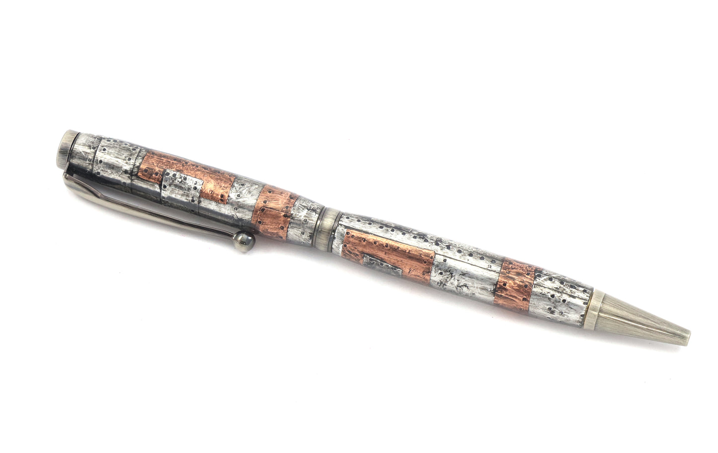 Fancy Slimline Antique Gun Metal Pen Kit 2