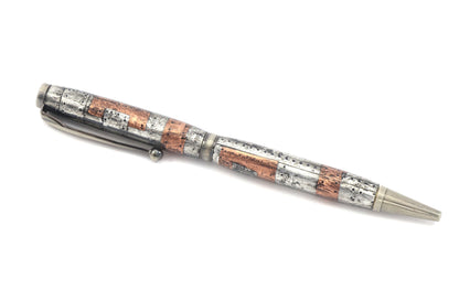 Fancy Slimline Antique Gun Metal Pen Kit 2