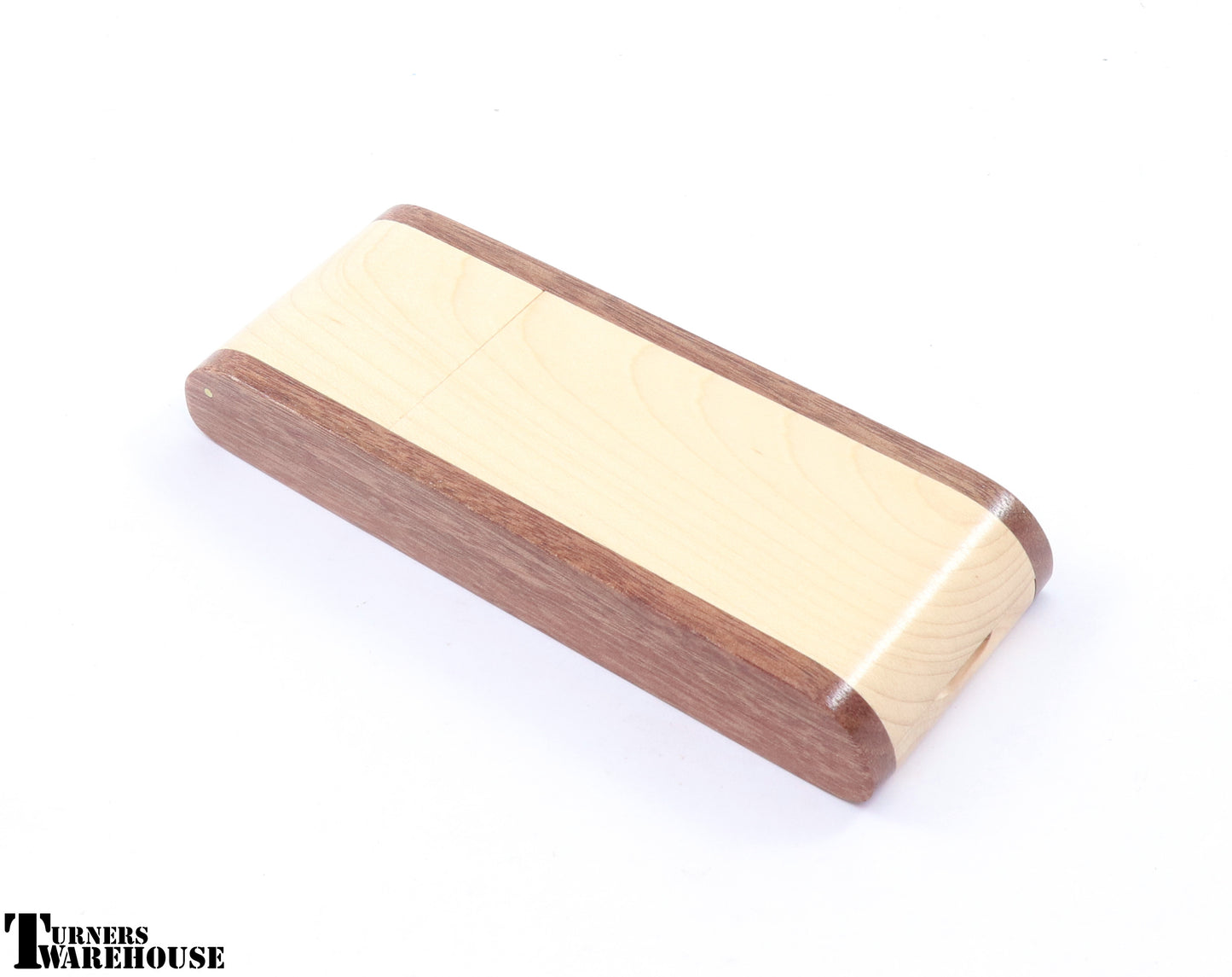 Two Tone Rosewood Maple Pen Box