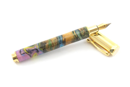 Magnetic Zen Fountain Pen Kit Gold