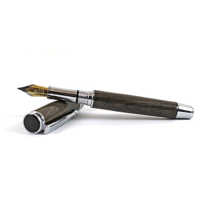 cyclone-fountain-pen-kit-with-chrome-fittings-and-black-chrome-accents
